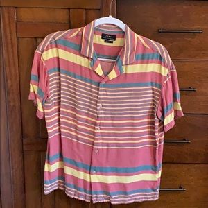 Zara short-sleeve Hutton sown shirt